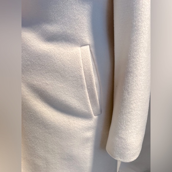 Anne Klein Cream Colored lined Peacoat - Picture 6 of 7